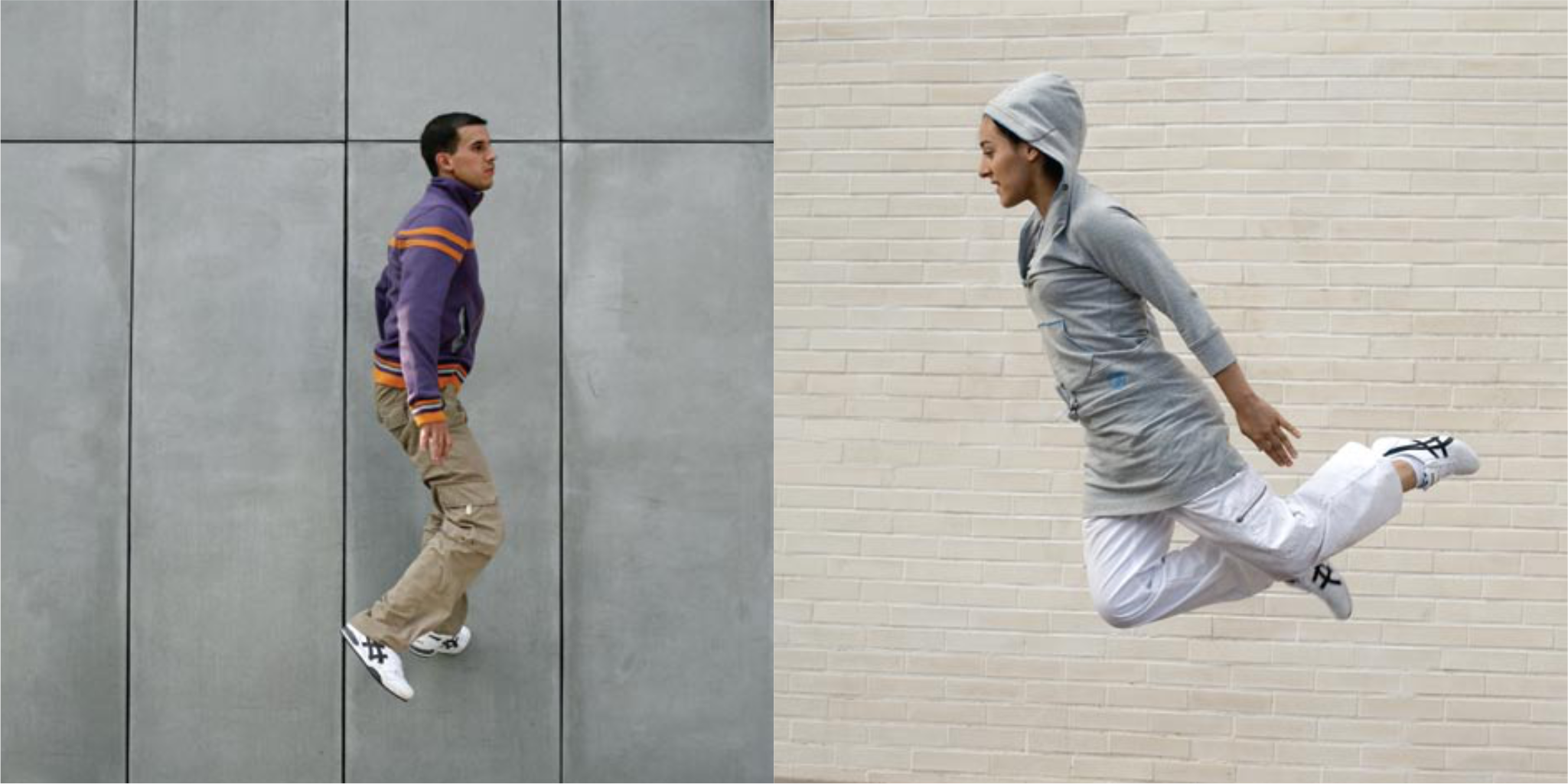 La chute. ASICS Sportsyle Campaign Image